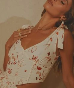 Peppermayo Exclusive Parisian Life Linen Bustier - Safari New & Most Loved