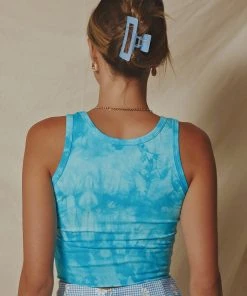 Peppermayo Floating Away Crop - Blue