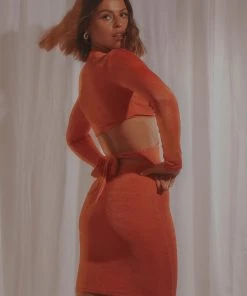 Peppermayo Baby Its You Dress - Burnt Orange 8 Peppermayo Baby Its You Dress - Burnt Orange