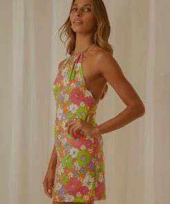 Peppermayo Exclusive Vacay Is Calling Halter Mini Dress - 70s Floral 8 Peppermayo Exclusive Vacay Is Calling Halter Mini Dress - 70s Floral