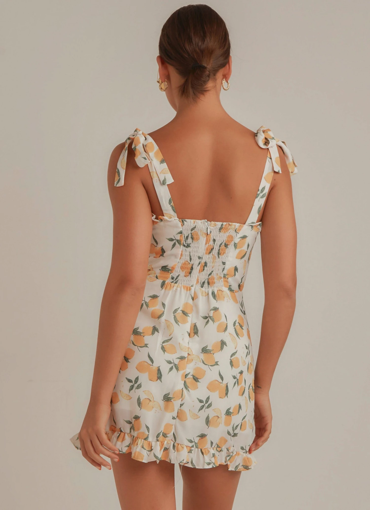 Peppermayo Italian Vineyard Mini Dress - Lemon 5 Peppermayo Italian Vineyard Mini Dress - Lemon