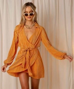 Peppermayo Exclusive Dolce Vita Mini Dress - Rust New & Most Loved