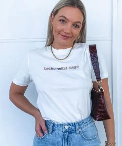 Lee New Tops Classic Tee - Vintage White 8 Lee New Tops Classic Tee - Vintage White