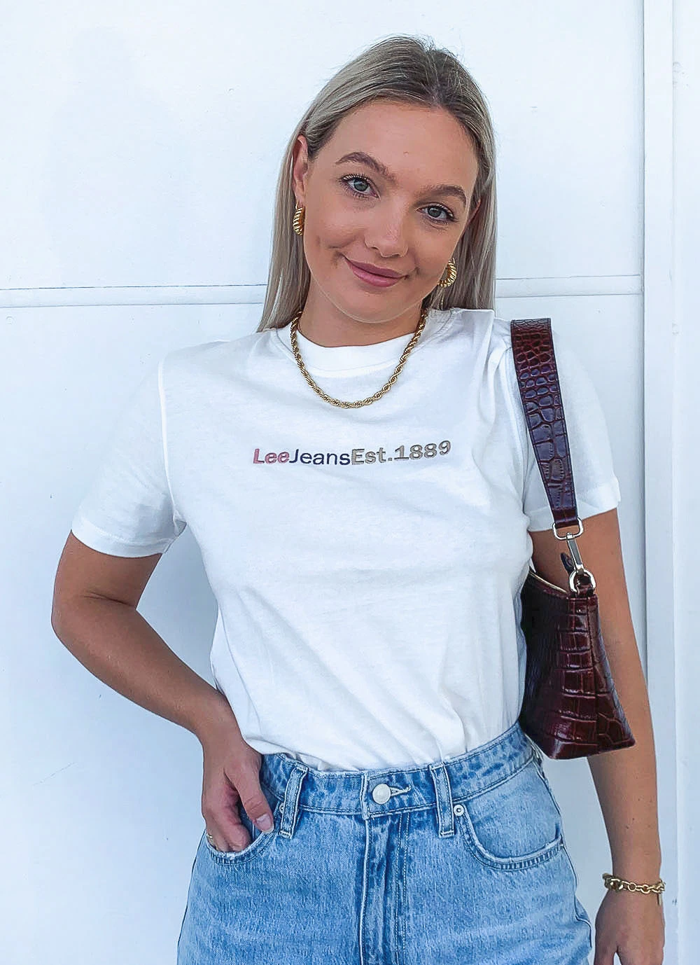 Lee New Tops Classic Tee - Vintage White 4 Lee New Tops Classic Tee - Vintage White