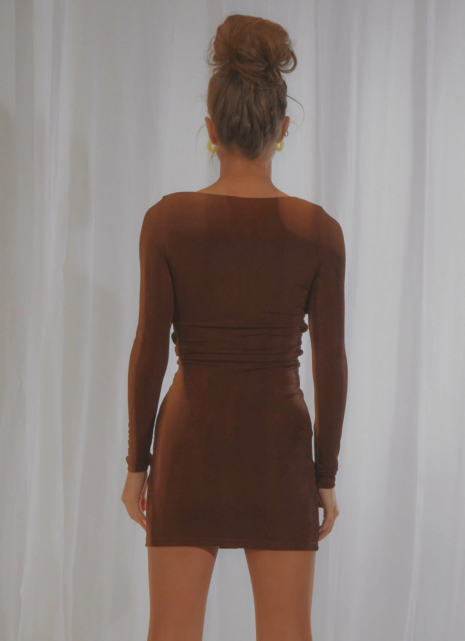 Peppermayo Exclusive New & Most Loved Corsa Mini Dress - Choc Brown 5 Peppermayo Exclusive New & Most Loved Corsa Mini Dress - Choc Brown