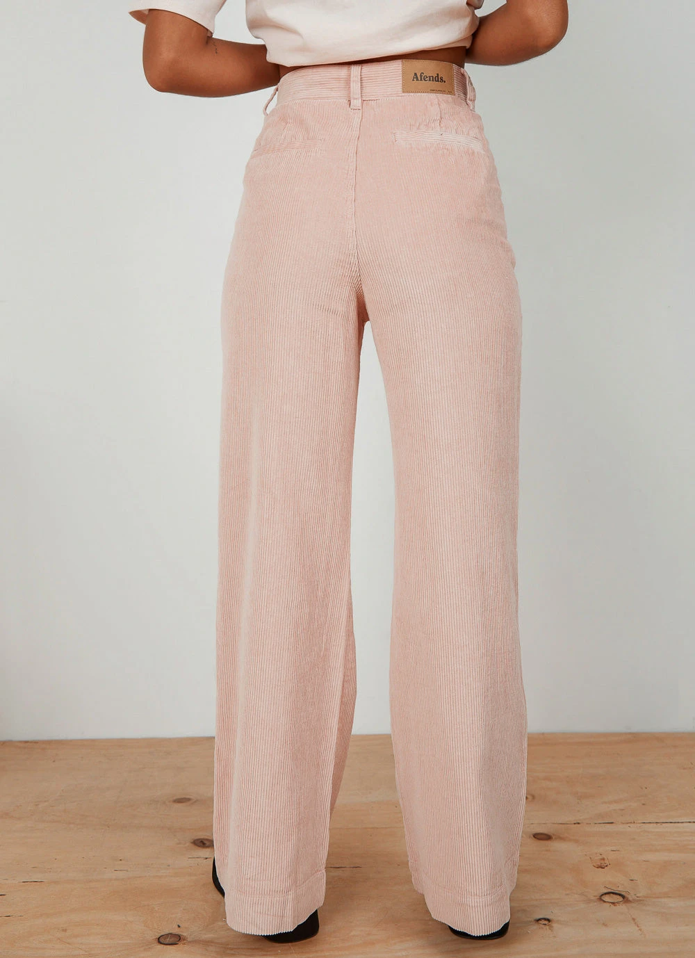 Afends Shelby Hemp Cord Wide Leg Pant - Ash Pink New & Most Loved 5 Afends Shelby Hemp Cord Wide Leg Pant - Ash Pink New & Most Loved