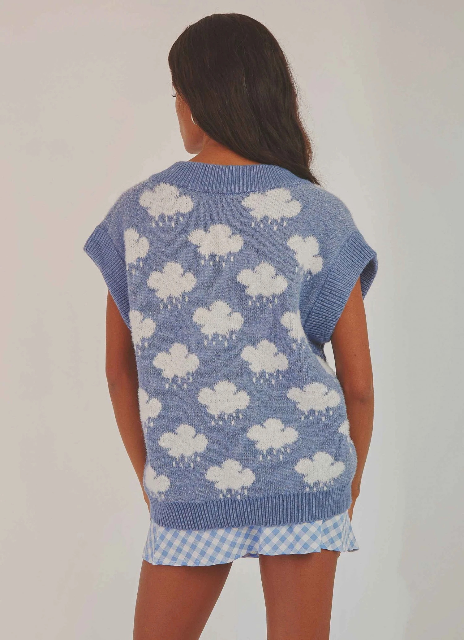 Peppermayo High Hopes Knit Vest - Blue New & Most Loved 5 Peppermayo High Hopes Knit Vest - Blue New & Most Loved