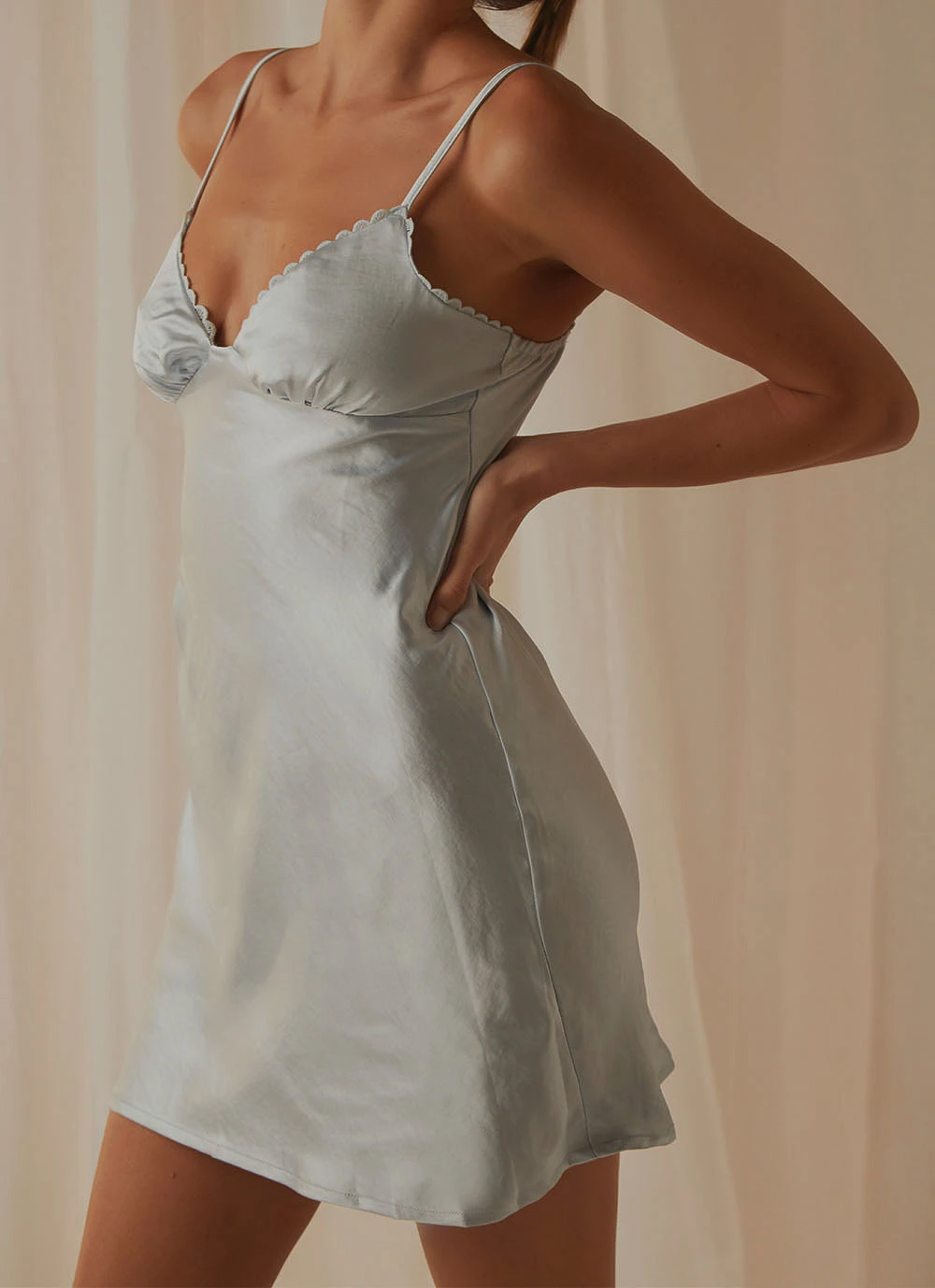 Peppermayo New Dresses Like A Dream Mini Dress - Blue 4 Peppermayo New Dresses Like A Dream Mini Dress - Blue