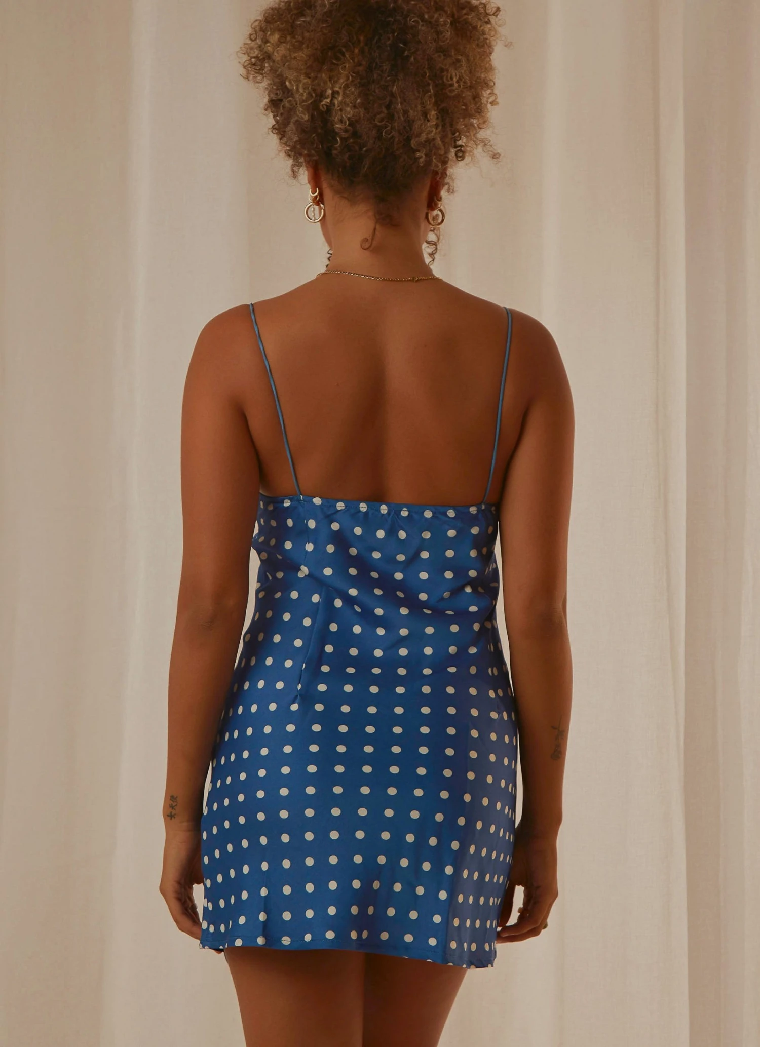 Peppermayo New & Most Loved Remember You Mini Dress - Navy Polkadot 5 Peppermayo New & Most Loved Remember You Mini Dress - Navy Polkadot