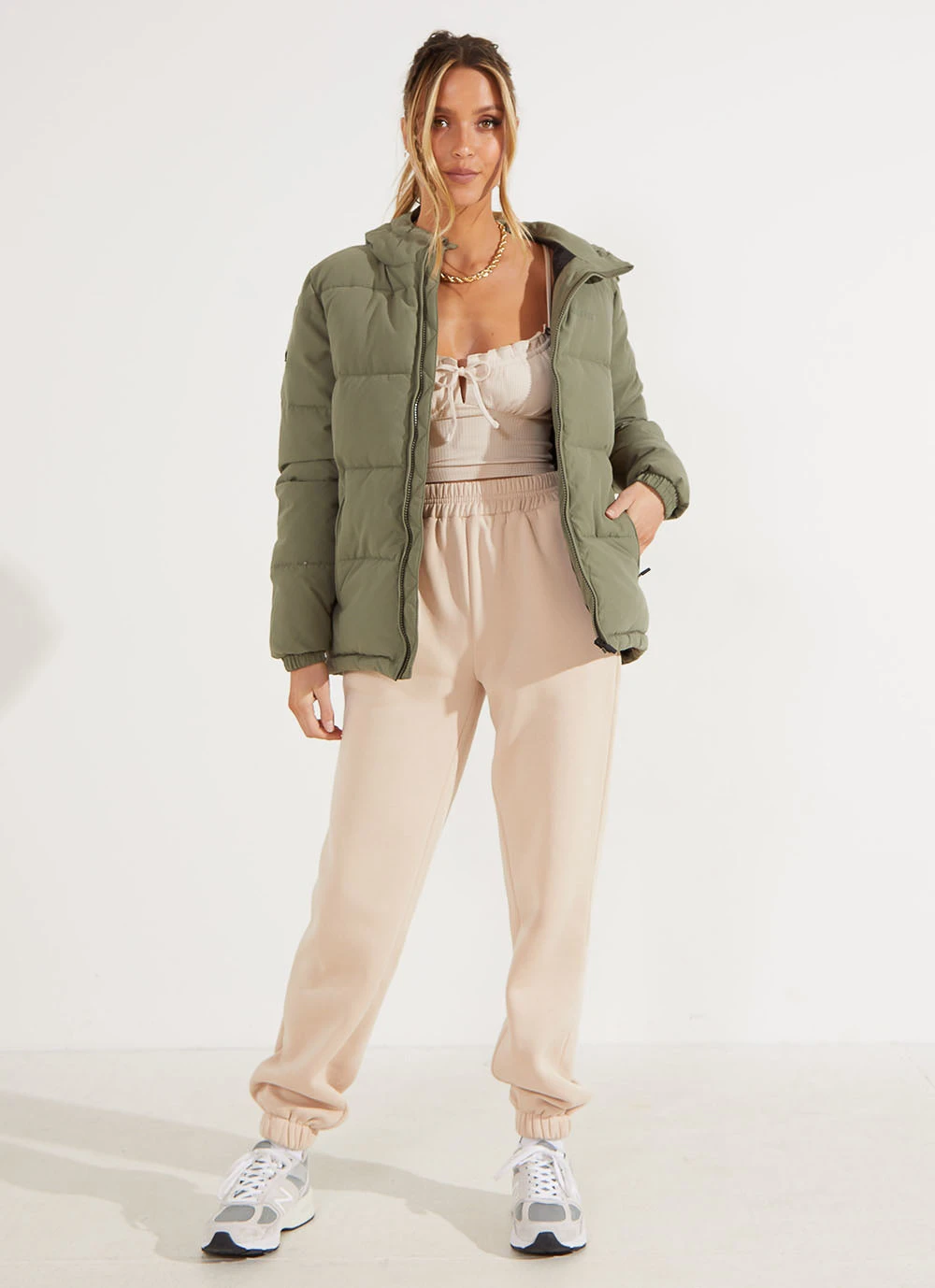Womens Huffer Puffer - Khaki New & Most Loved 3 Womens Huffer Puffer - Khaki New & Most Loved