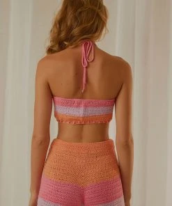 Peppermayo Exclusive Beachcomber Crochet Top - Pink New & Most Loved 7 Peppermayo Exclusive Beachcomber Crochet Top - Pink New & Most Loved