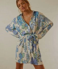 Peppermayo Exclusive New & Most Loved Soho Chic Shirt Dress - Blue Blossom 8 Peppermayo Exclusive New & Most Loved Soho Chic Shirt Dress - Blue Blossom
