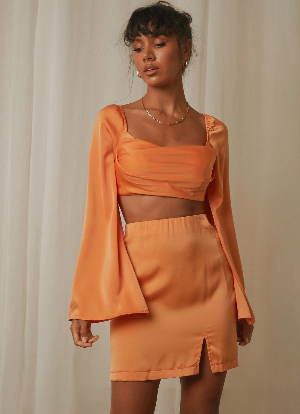 Peppermayo Raise The Bar Crop - Orange 1 Peppermayo Raise The Bar Crop - Orange