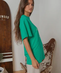 Rolla's New Tops Houlihans Tomboy Tee - Green 9 Rolla's New Tops Houlihans Tomboy Tee - Green