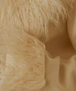 Peppermayo Exclusive Maddy Faux Fur Jacket - Ivory New & Most Loved