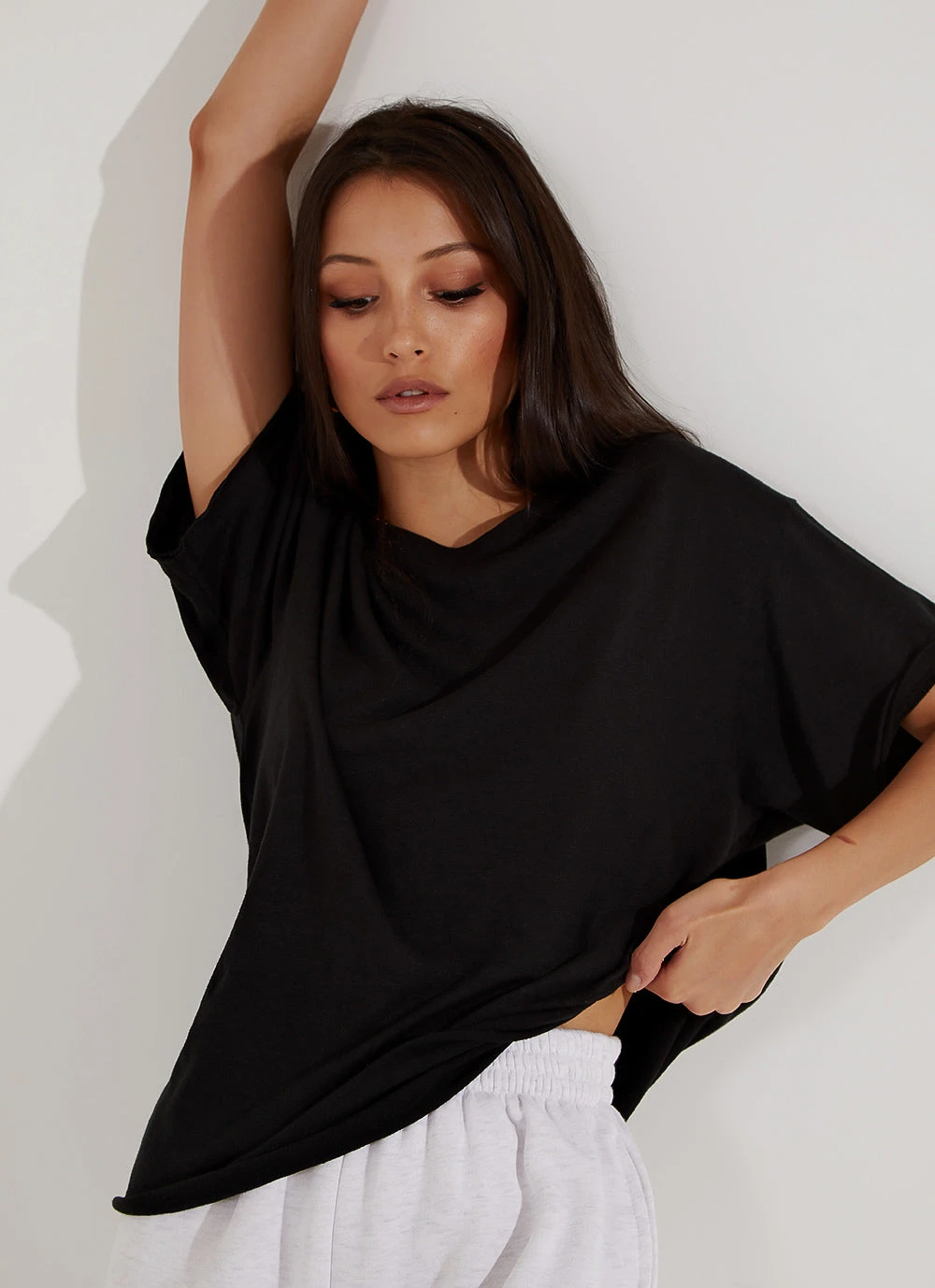 Afends Slay Hemp Oversized Tee - Black New & Most Loved 2 Afends Slay Hemp Oversized Tee - Black New & Most Loved