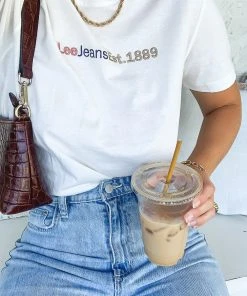 Lee New Tops Classic Tee - Vintage White