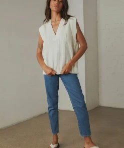 Peppermayo Everything About You Knit Vest - White 7 Peppermayo Everything About You Knit Vest - White