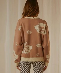 Peppermayo Exclusive Tropical Days Knit Jumper - Mocha New & Most Loved