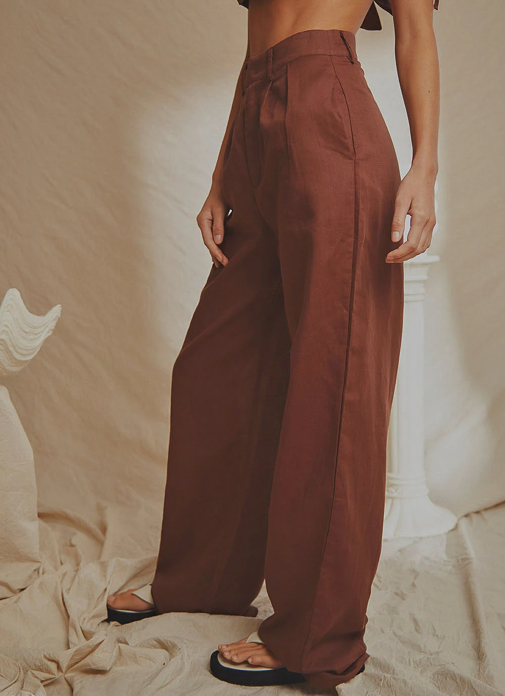 National Breast Cancer Foundation X Peppermayo Valencia Linen Pants - Choc Brown 5 National Breast Cancer Foundation X Peppermayo Valencia Linen Pants - Choc Brown