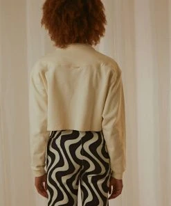 Lee Half Zip Crop - Vanilla 9 Lee Half Zip Crop - Vanilla