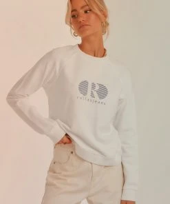 Rolla's 80s Sport Sweater - White