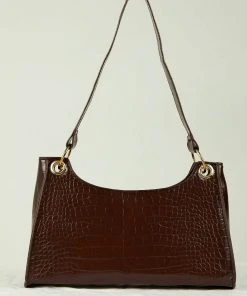Peppermayo New & Most Loved Castings Handbag - Chocolate Croc