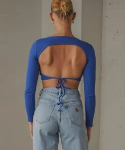 Peppermayo Exclusive Total Crush Tie Back Top - Cobalt New & Most Loved 9 Peppermayo Exclusive Total Crush Tie Back Top - Cobalt New & Most Loved