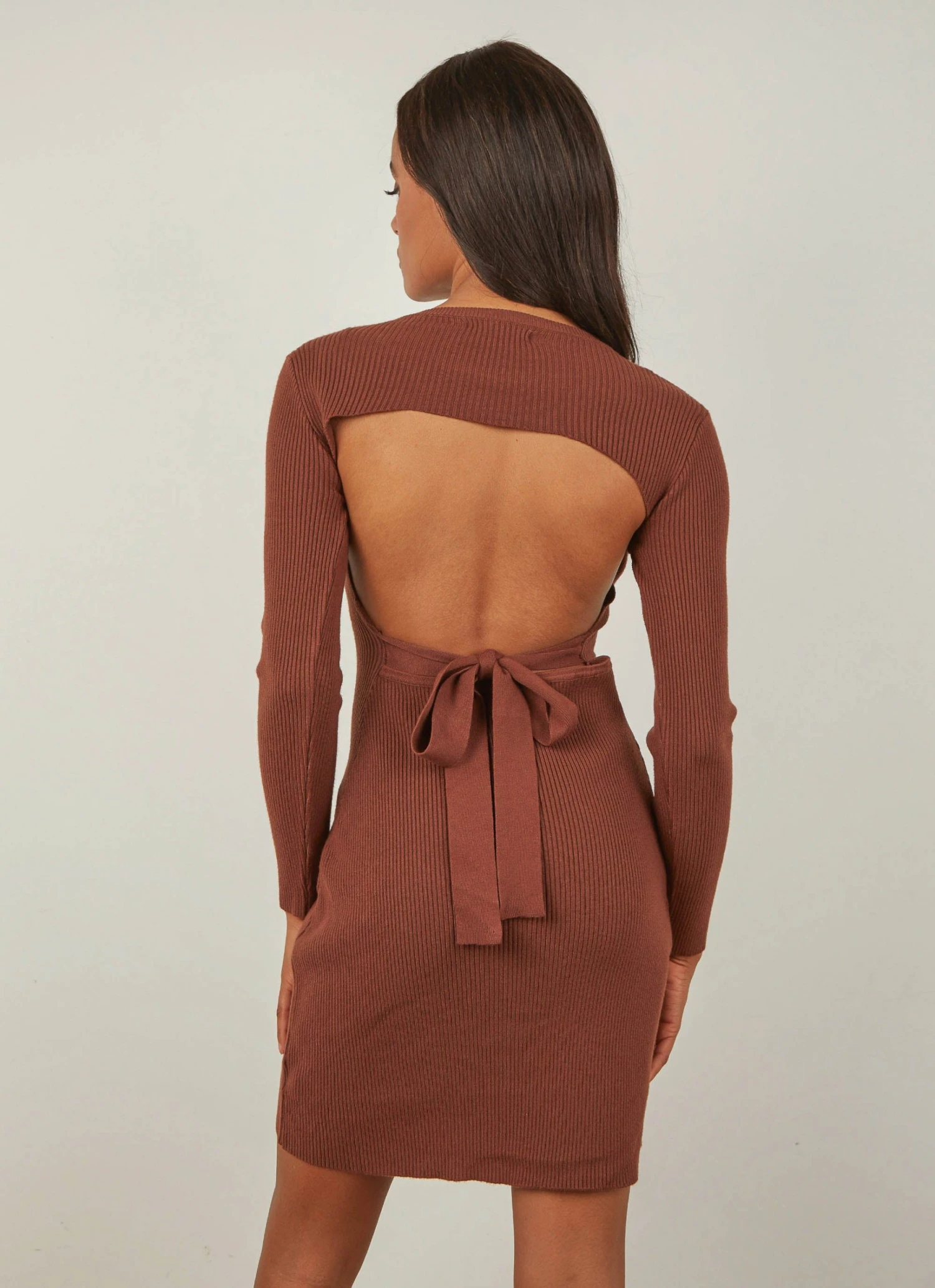 Peppermayo New & Most Loved Keep It Moving Knit Dress - Chocolate 5 Peppermayo New & Most Loved Keep It Moving Knit Dress - Chocolate