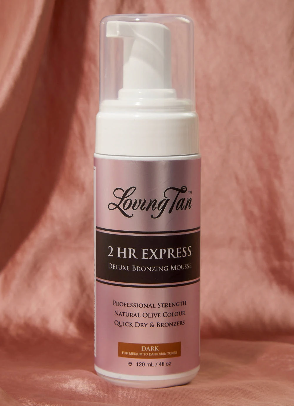 Loving Tan 2 HR Express Dark Self Tanning Mousse - 120ml 1 Loving Tan 2 HR Express Dark Self Tanning Mousse - 120ml