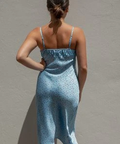 Peppermayo Walking Away Floral Midi Dress - Blue 11 Peppermayo Walking Away Floral Midi Dress - Blue