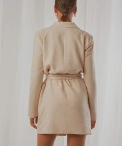 4th & Reckless New & Most Loved Angus Blazer Dress - Nude 7 4th & Reckless New & Most Loved Angus Blazer Dress - Nude