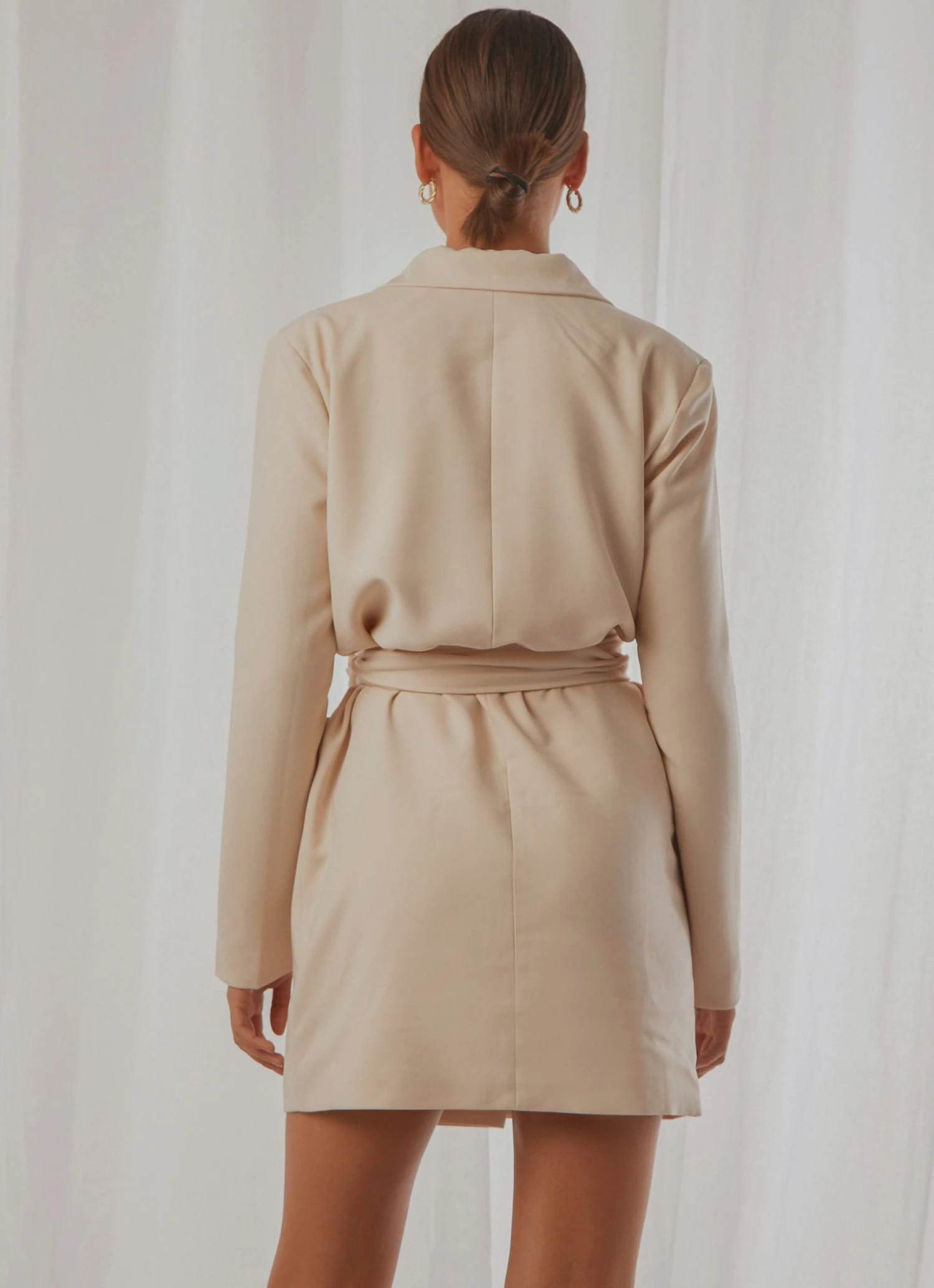 4th & Reckless New & Most Loved Angus Blazer Dress - Nude 4 4th & Reckless New & Most Loved Angus Blazer Dress - Nude