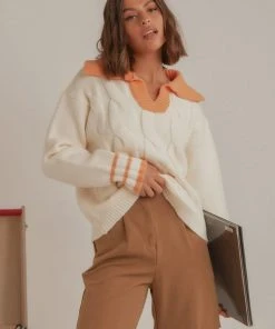 Peppermayo New & Most Loved Country House Knit Sweater - Cream