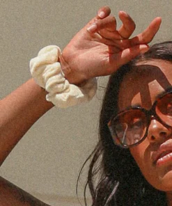 Peppermayo Exclusive Coastline Terry Scrunchie - Yellow New Accessories