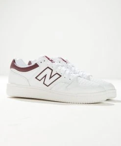 New Balance 480 Sneaker - White Burgundy (Mens Sizing) New & Most Loved