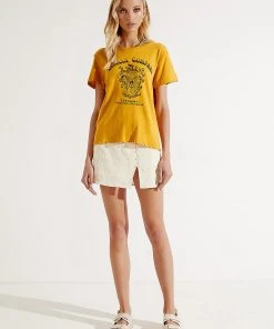 Thrills Soulfire Band Tee - Mineral Yellow