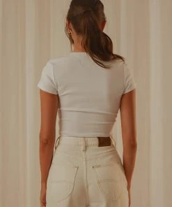 Wrangler Sagittarius Baby Tee - White New & Most Loved