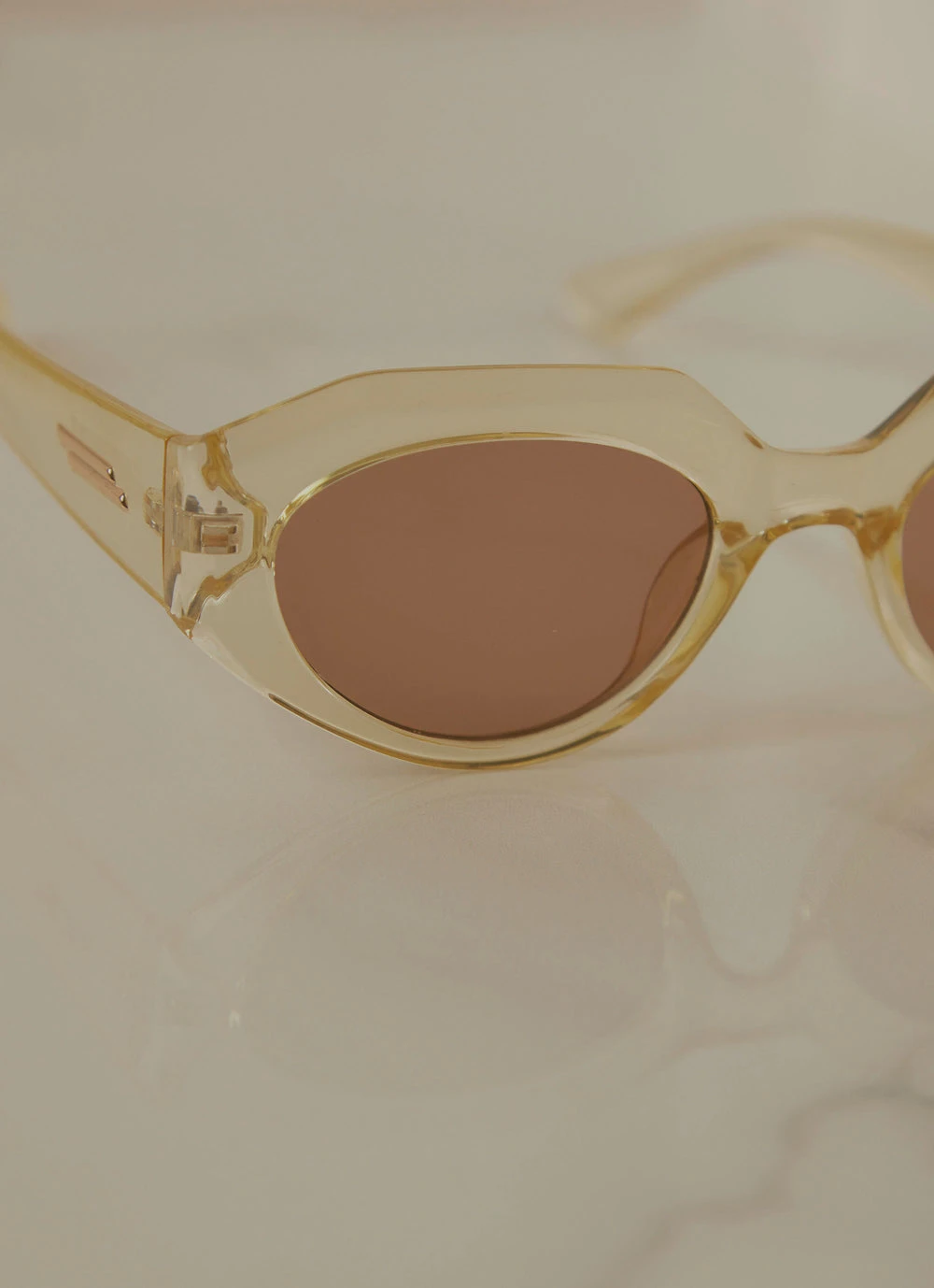 Peppermayo Used To Be Sunglasses - Clear 1 Peppermayo Used To Be Sunglasses - Clear