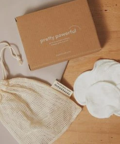 Peppermayo Exclusive New & Most Loved Eco Re-Usable Makeup Pads - Natural