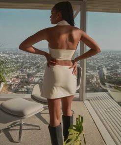 Riley Hubatka X Peppermayo New & Most Loved Trend Set Vest Top - Creme 8 Riley Hubatka X Peppermayo New & Most Loved Trend Set Vest Top - Creme