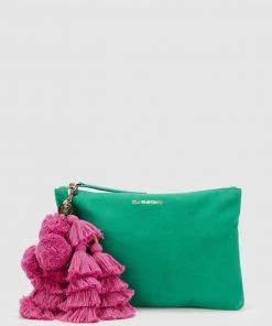 The Wolf Gang Bedouin Clutch - Marine Suede