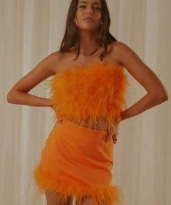 Peppermayo Exclusive New & Most Loved Lucia In Love Skirt - Tangerine