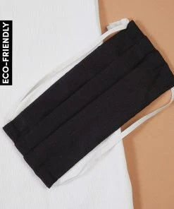 Peppermayo Eco-Friendly Hemp & Organic Cotton Face Mask - Black New & Most Loved