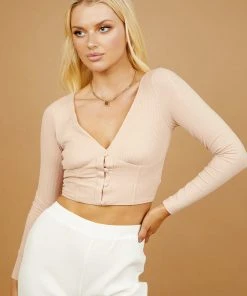 Peppermayo On The Town Top - Light Beige