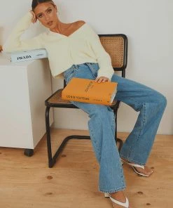 Peppermayo Join The Club Cardigan - Yellow New & Most Loved