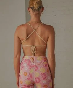 Peppermayo Exclusive Cancun Crochet Halter Top - Pink Orange 9 Peppermayo Exclusive Cancun Crochet Halter Top - Pink Orange