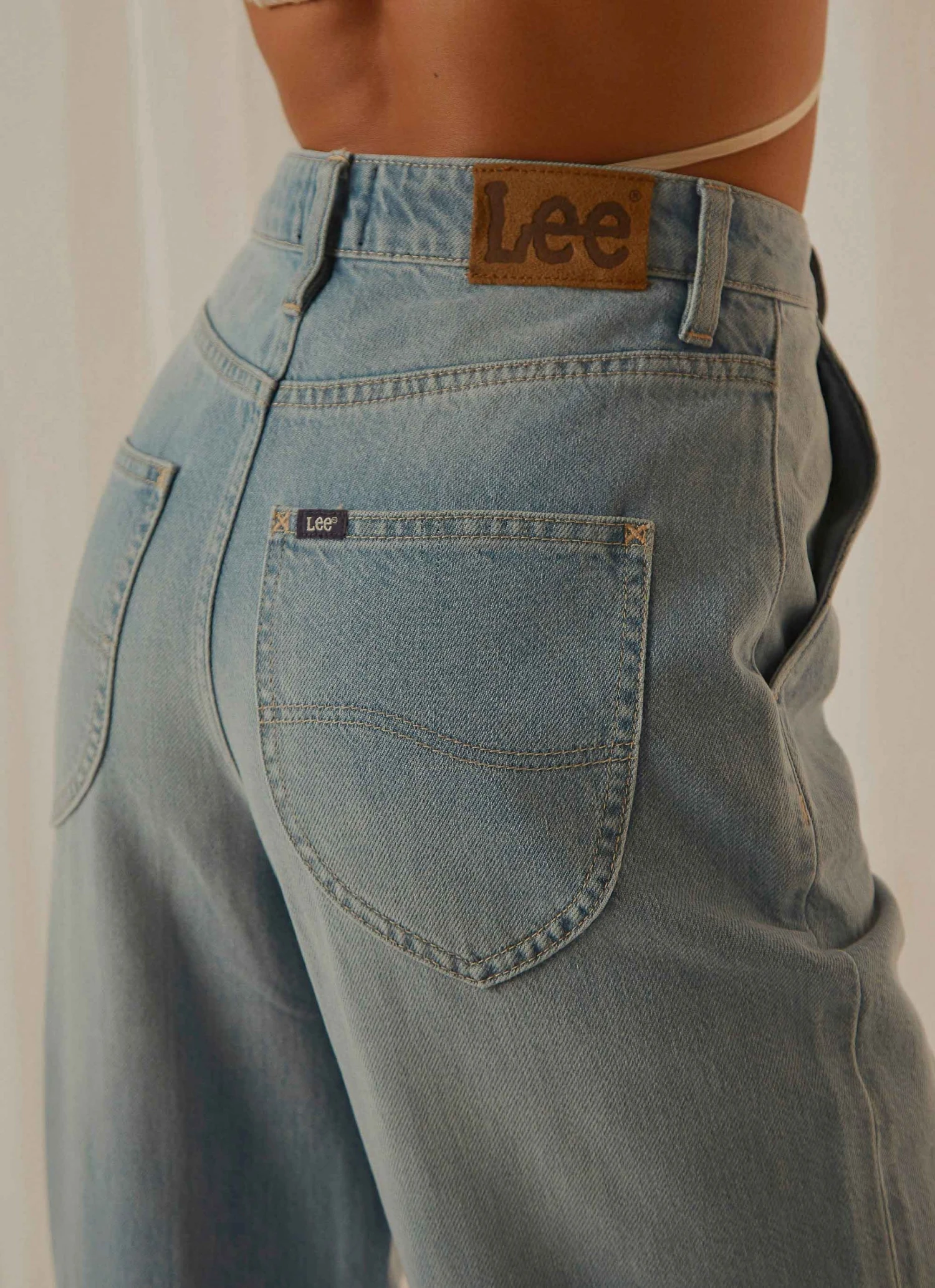 Lee New & Most Loved High Baggy Jean - Dream World Blue 2 Lee New & Most Loved High Baggy Jean - Dream World Blue