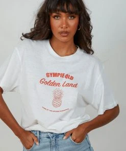 Rolla's Big Pineapple Tomboy Tee - Vintage White