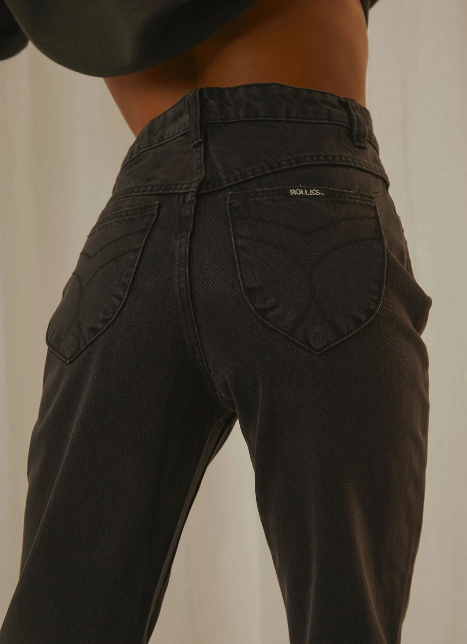 Rolla's Original Straight Jean - Stone Black New & Most Loved 2 Rolla's Original Straight Jean - Stone Black New & Most Loved
